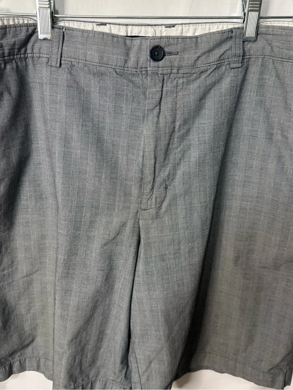 Banana Republic Gray Men's Flat-Front Shorts